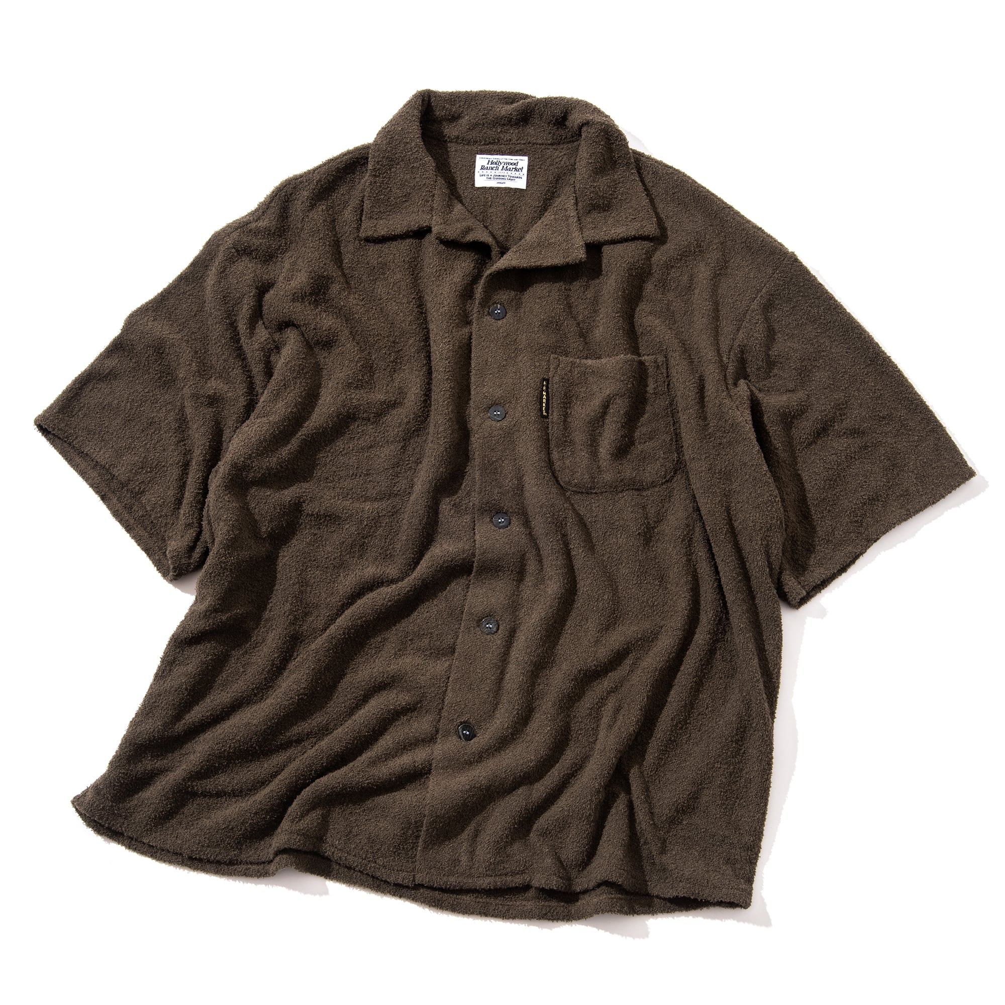 ダブルニットパイルオープンカラーシャツ | HOLLYWOOD RANCH MARKET