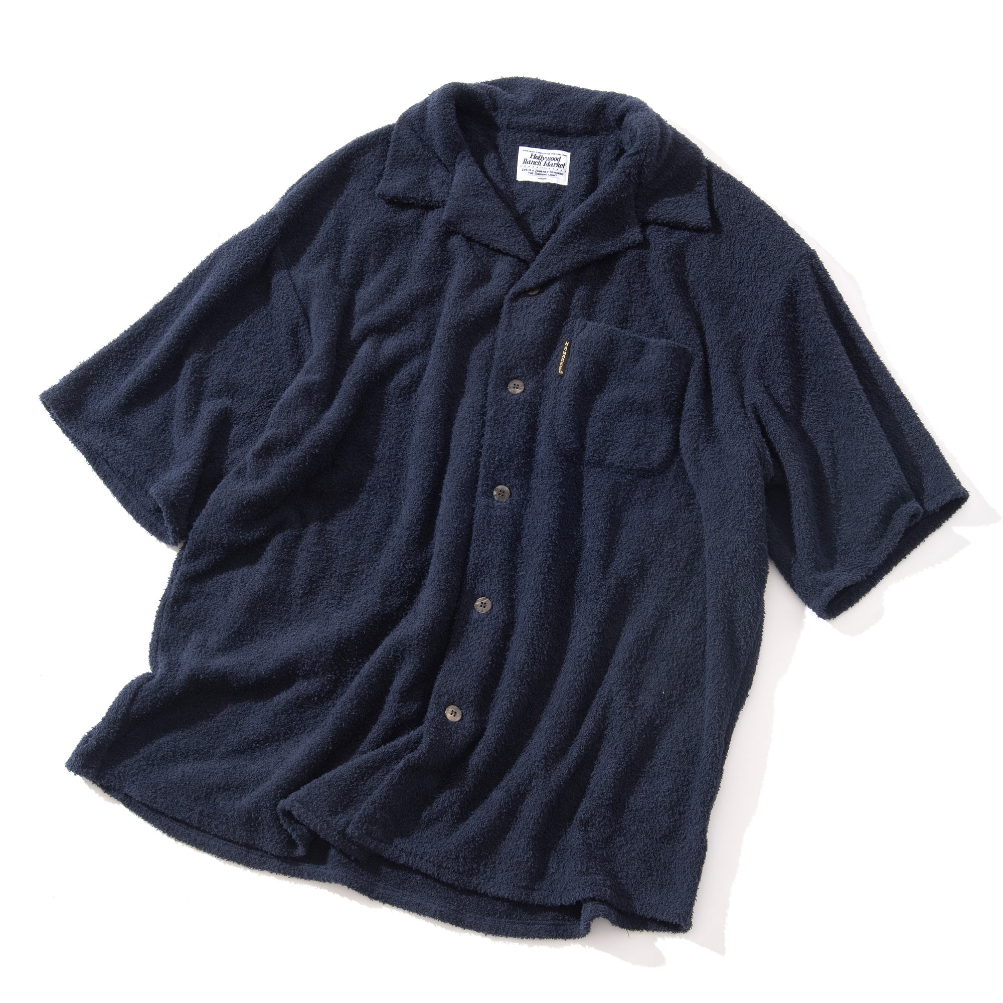 ダブルニットパイルオープンカラーシャツ | HOLLYWOOD RANCH MARKET