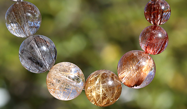 プレミアムデザインブレス【初日の光芒】（プラチナクォーツAAA