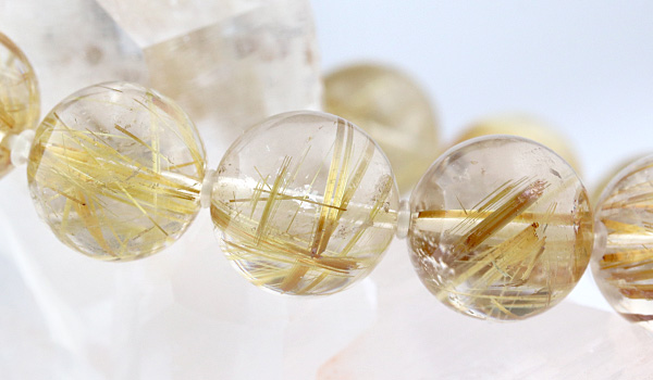 プレミアムデザインブレス【初日の光芒】（プラチナクォーツAAA