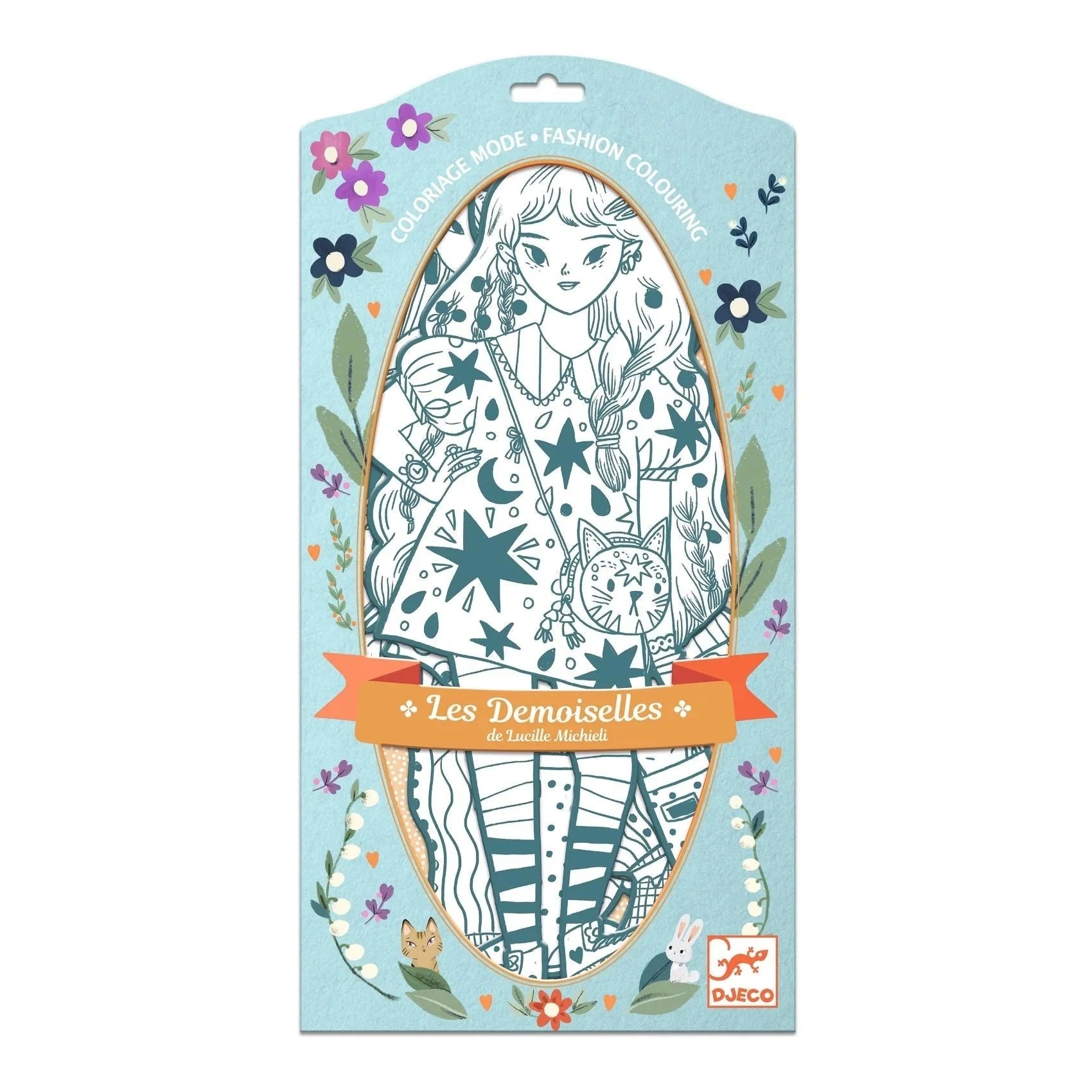 Les Demoiselles Fashion Coloring Silhouettes – HUZZAH! Toys