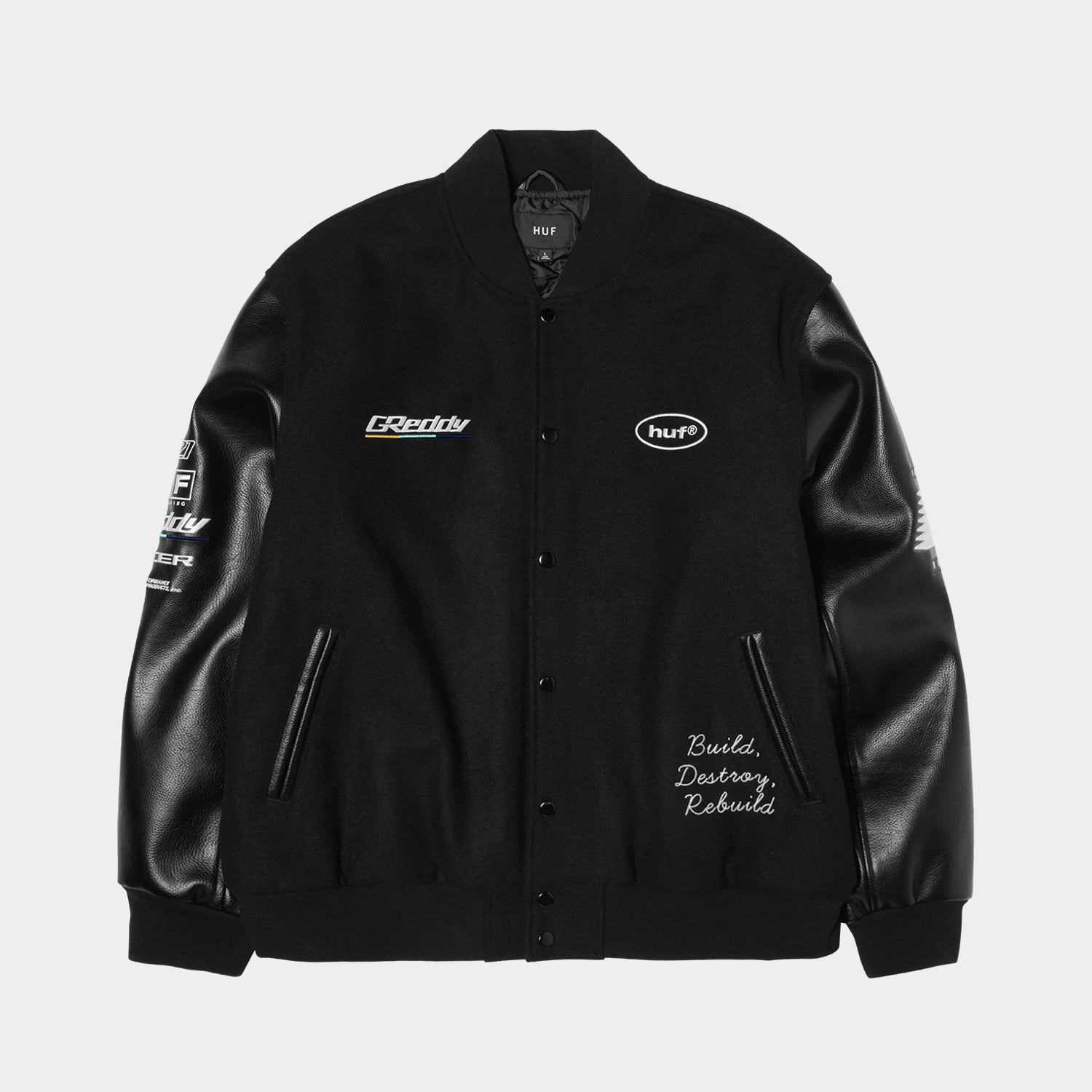 HUF X GREDDY VARSITY JACKET｜JACKETS（ジャケット）｜【公式通販 HUF