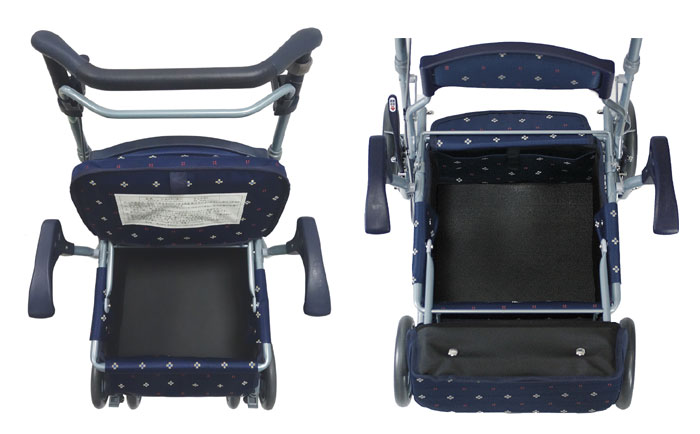 島製作所】シルバーカー デュオST| 手押し車 通販の【シルバーカー卸