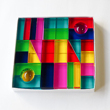 Luxyブロック（紙箱入）カラー：おもちゃ：百町森