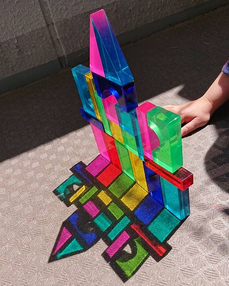 Luxyブロック（紙箱入）カラー：おもちゃ：百町森