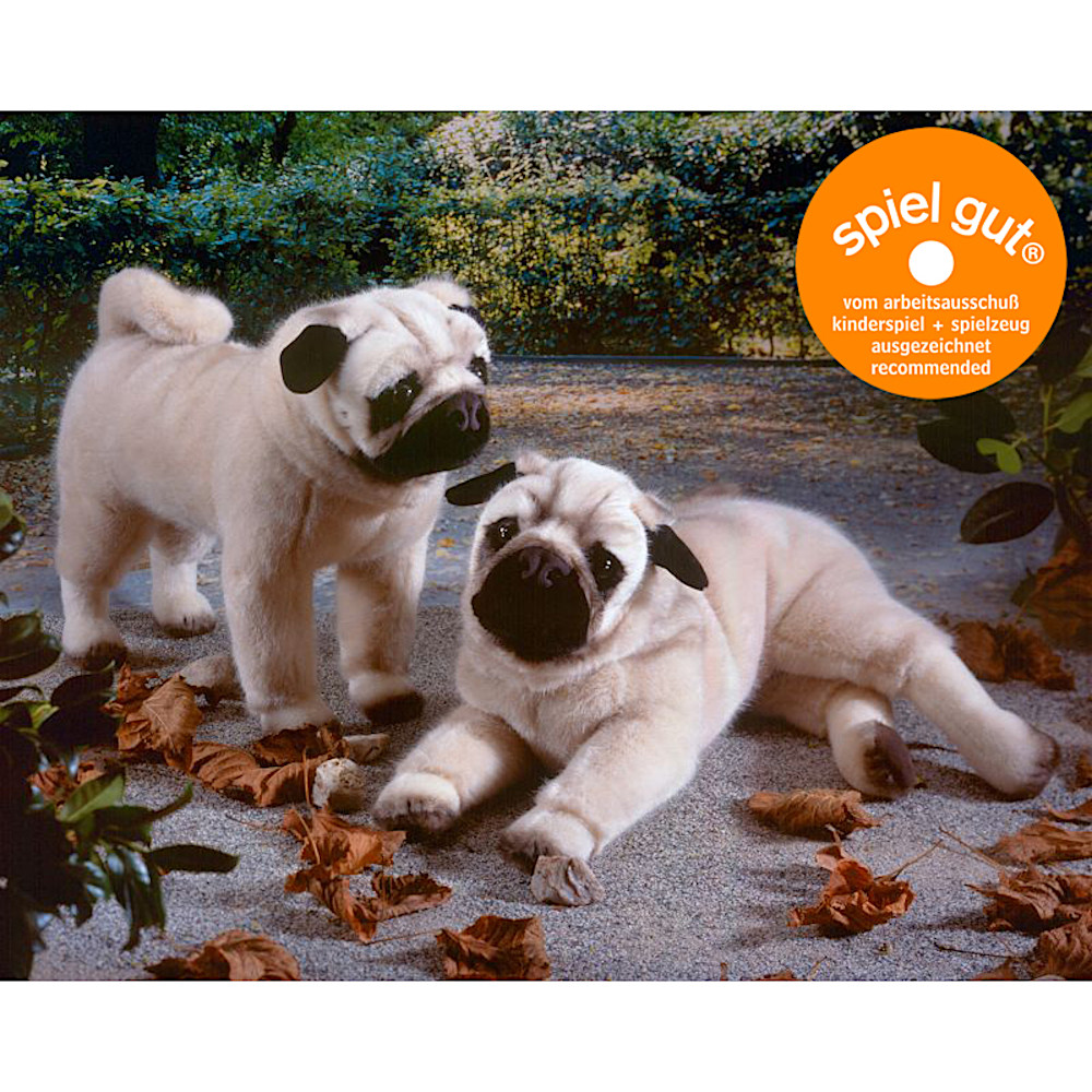 5890 パグ 立ち：おもちゃ：百町森