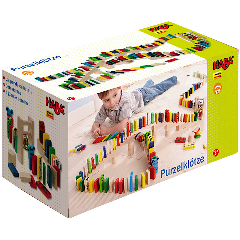 ドミノ】中古品HABA社 500ピース、ドミノレース 500 720-794