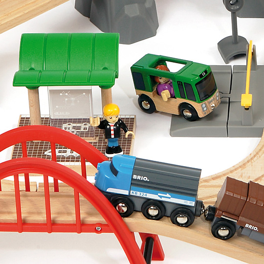 33052 レール＆ロードデラックスセット：おもちゃ：百町森