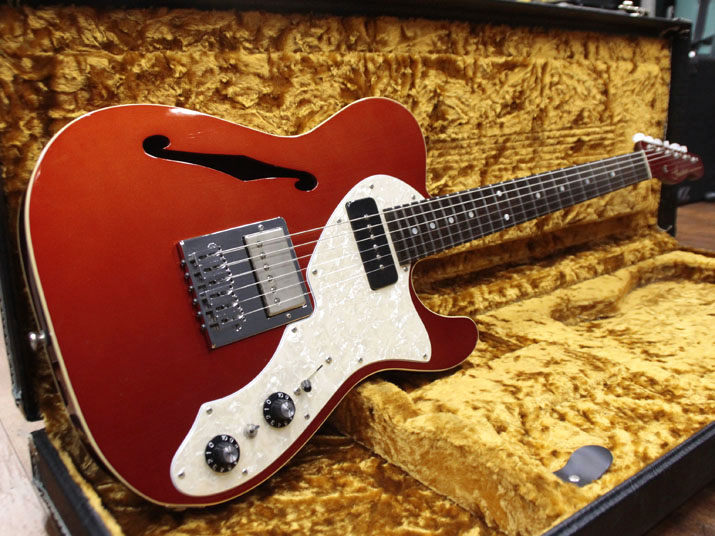 Freedom Custom Guitar Research Black Pepper Candy Apple Red 中古