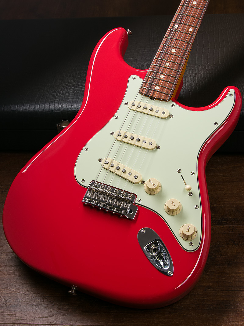 Fender Mexico 60's Stratocaster Lacquer PF Fiesta Red 中古｜ギター