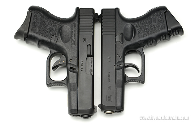 グロック26 ニュー銀ダンRF 東京マルイ エアガン レビュー