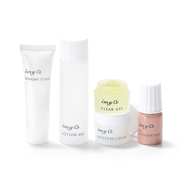 人気アイテム5点セット : 無添加化粧品のIMY O2－マイナスイオン酸素水