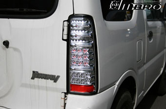 ジムニー LEDサンダーテール オールクローム テールランプ エムブロ