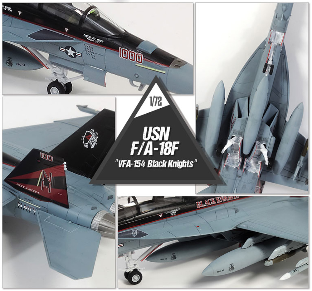 1/72 Aircrafts USN F/A-18F スーパーホーネット VFA-154 ブラック