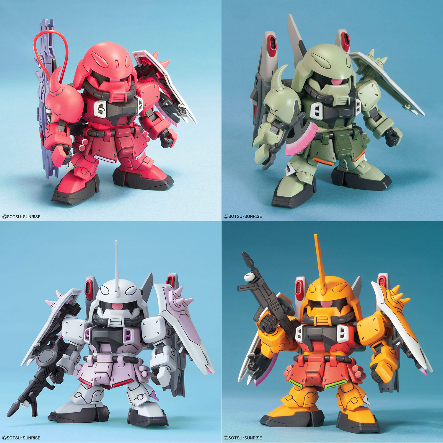 SDガンダム BB戦士 BB戦士 ZGMF ザクシリーズセット バンダイ