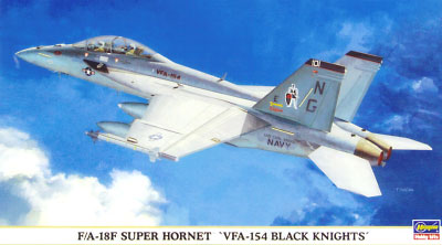 米海軍 F/Aー18Fホーネット VFAー154ブラックナイツ 1/72 USN F/A-18F