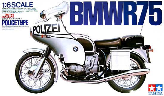 タミヤ BMW R75/5 ポリスタイプ 1/6 オートバイシリーズ 16006 プラモデル