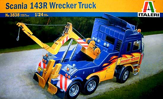 イタレリ スカニア 143R レッカートラック 1/24 トラックシリーズ 3838