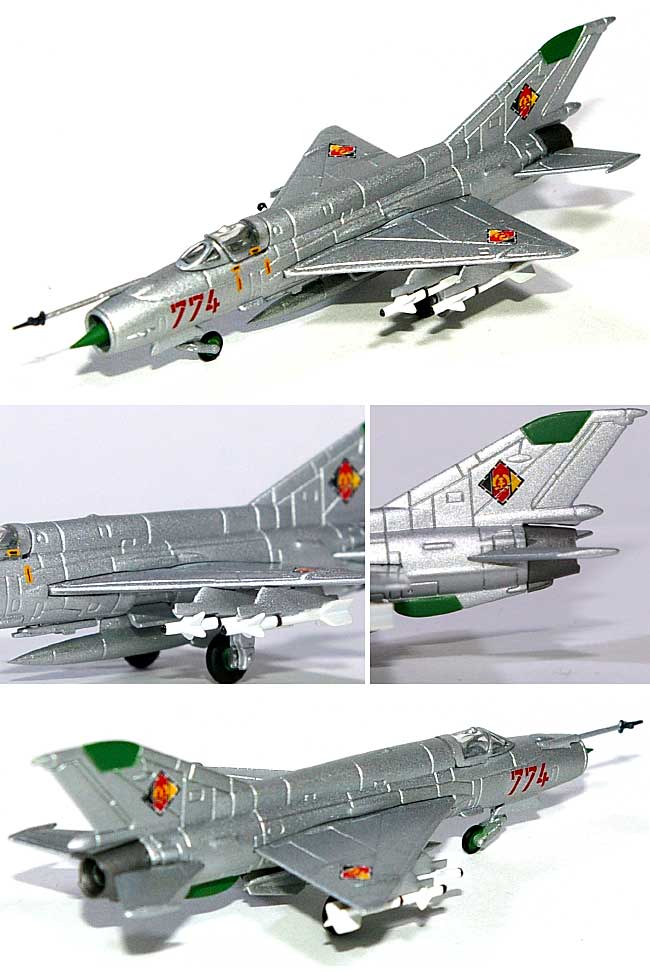 ヘルパ MiG-21MF 東ドイツ人民空軍 第9戦闘航空団 herpa Wings