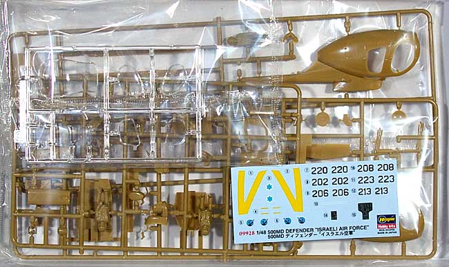 1/48 飛行機 限定生産 500MD ディフェンダー イスラエル空軍 ハセガワ