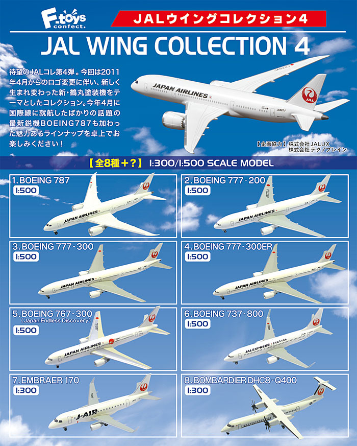 JAL ウイング コレクション JAL ウイングコレクション 4 (1BOX