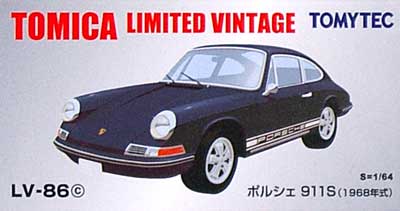 トミーテック ポルシェ 911S (1968年式) (黒) トミカリミテッド