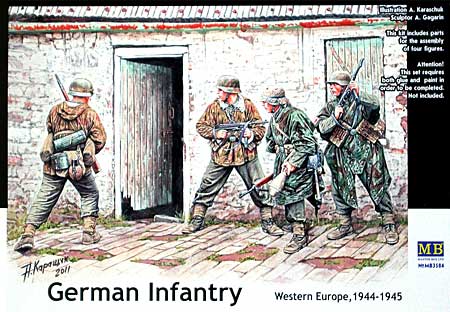 マスターボックス ドイツ歩兵 西部戦線 1944-45年 迷彩スモック