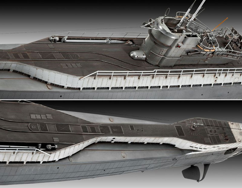 レベル ドイツ Uボート Type9C/40 (U190) 1/72 艦船モデル 05133