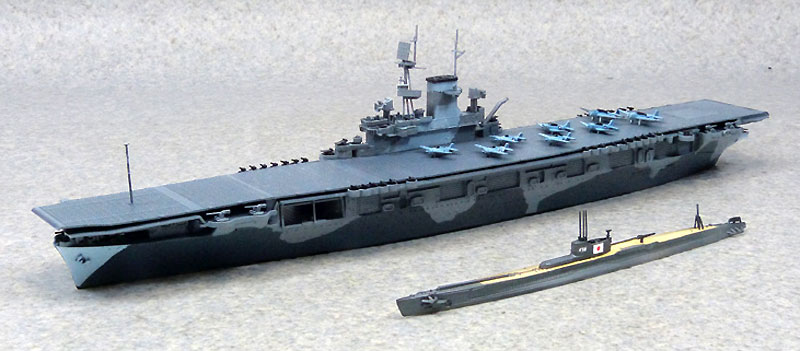 1/700 ウォーターラインシリーズ 米国海軍 航空母艦 ワスプ & 日本海軍