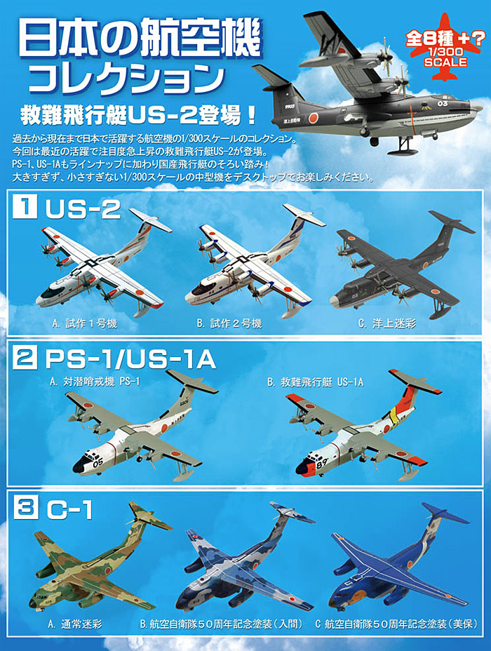 エフトイズ 日本の航空機コレクション (1BOX) 日本の航空機