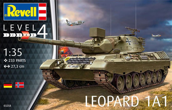 レベル レオパルト 1A1 1/35 ミリタリー 03258 プラモデル