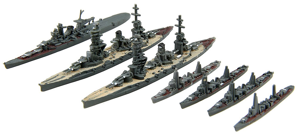 集める軍艦シリーズ 捷一号作戦 西村艦隊セット (扶桑/山城/最上/駆逐