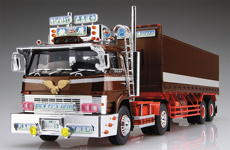 1/32 バリューデコトラ シリーズ 鉄屑のステージ (平箱トレーラー