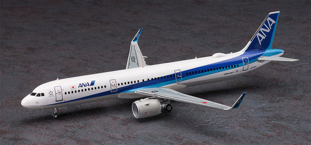 1/200 飛行機 限定生産 ANA エアバス A321neo ハセガワ (Hasegawa)