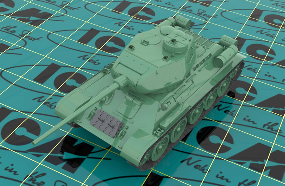1/35 ミリタリービークル・フィギュア ソビエト T-34/85 w/戦車搭乗