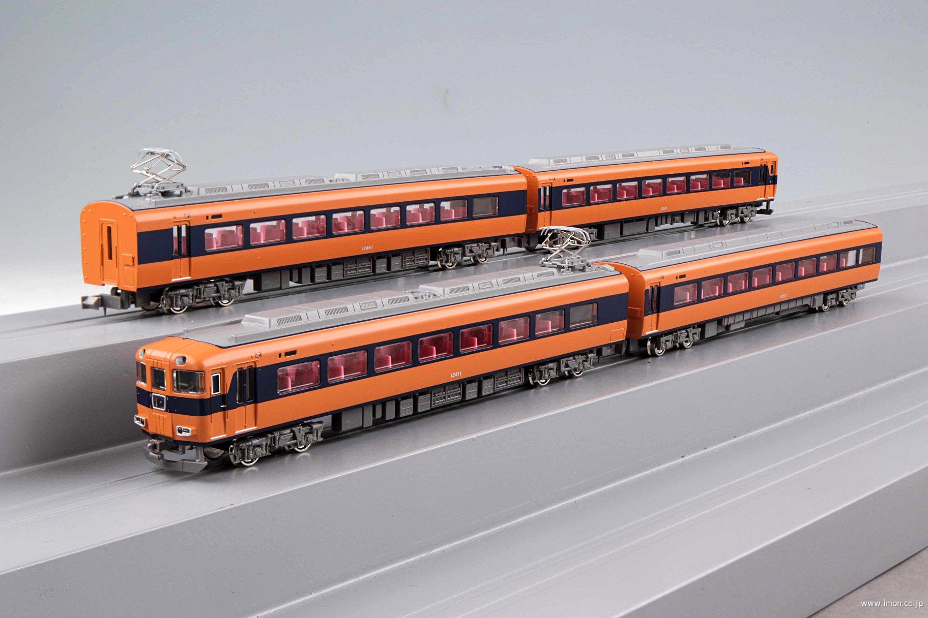 近鉄12200系 スナックカー・更新車・貫通路開扉パーツ付 増結4両