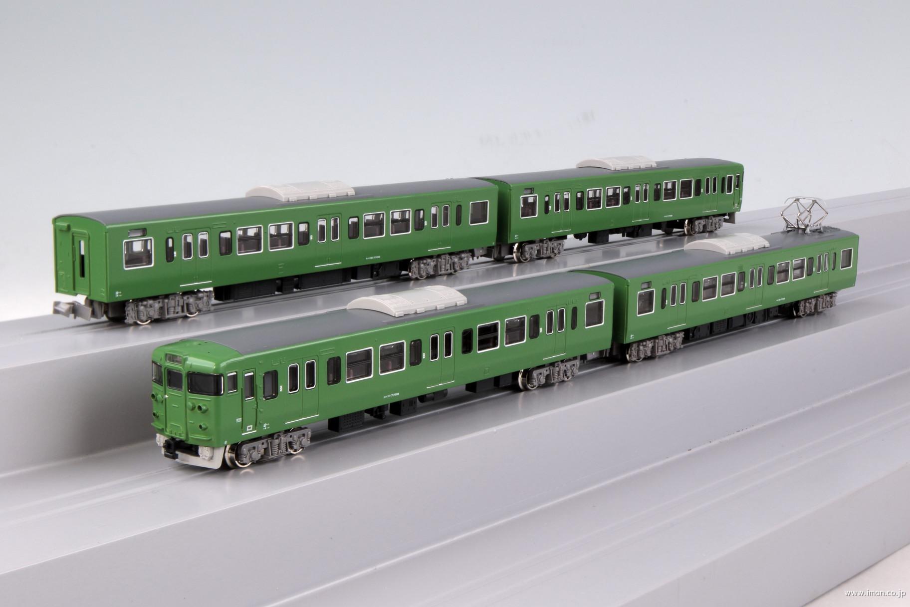 113系7700番台（40N・京都地域色・L17編成）基本4両