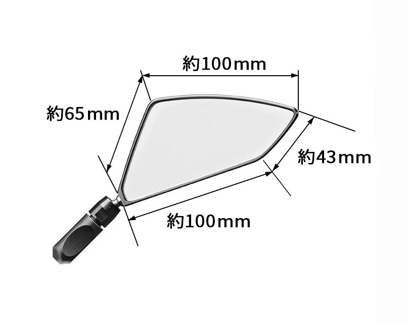 LighTech - アルミニウムミラー M10 x 1.25 – iMotorcycle Japan