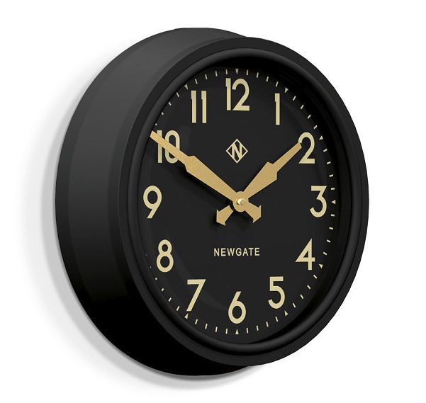 ニューゲート掛け時計 50's Electric マットブラック GWL15MK NEWGATE
