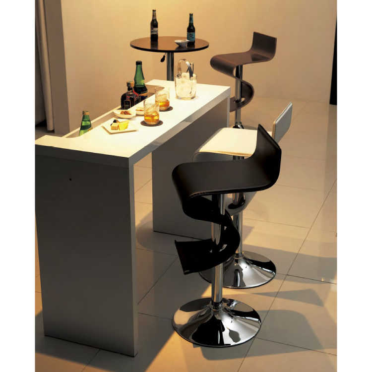 DI-1525 バーカウンター白ホワイト 幅120cmシンプルおしゃれ