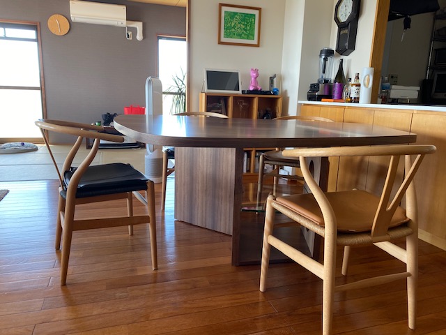 S様 ／ テクタ M21ダイニングテーブル CH24 | インテリアショップ Life