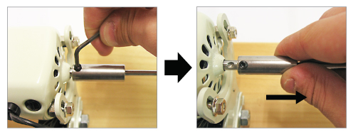 電動式大管巻【-手織りの道具屋-稲垣機料】