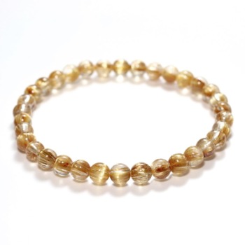 最高品質]花火ブラックスーパーセブンブレスレット（約11mm玉） - 埼玉