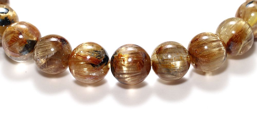 特別価格/高品質]キャッツアイルチルクォーツブレスレット/ヘマタイト