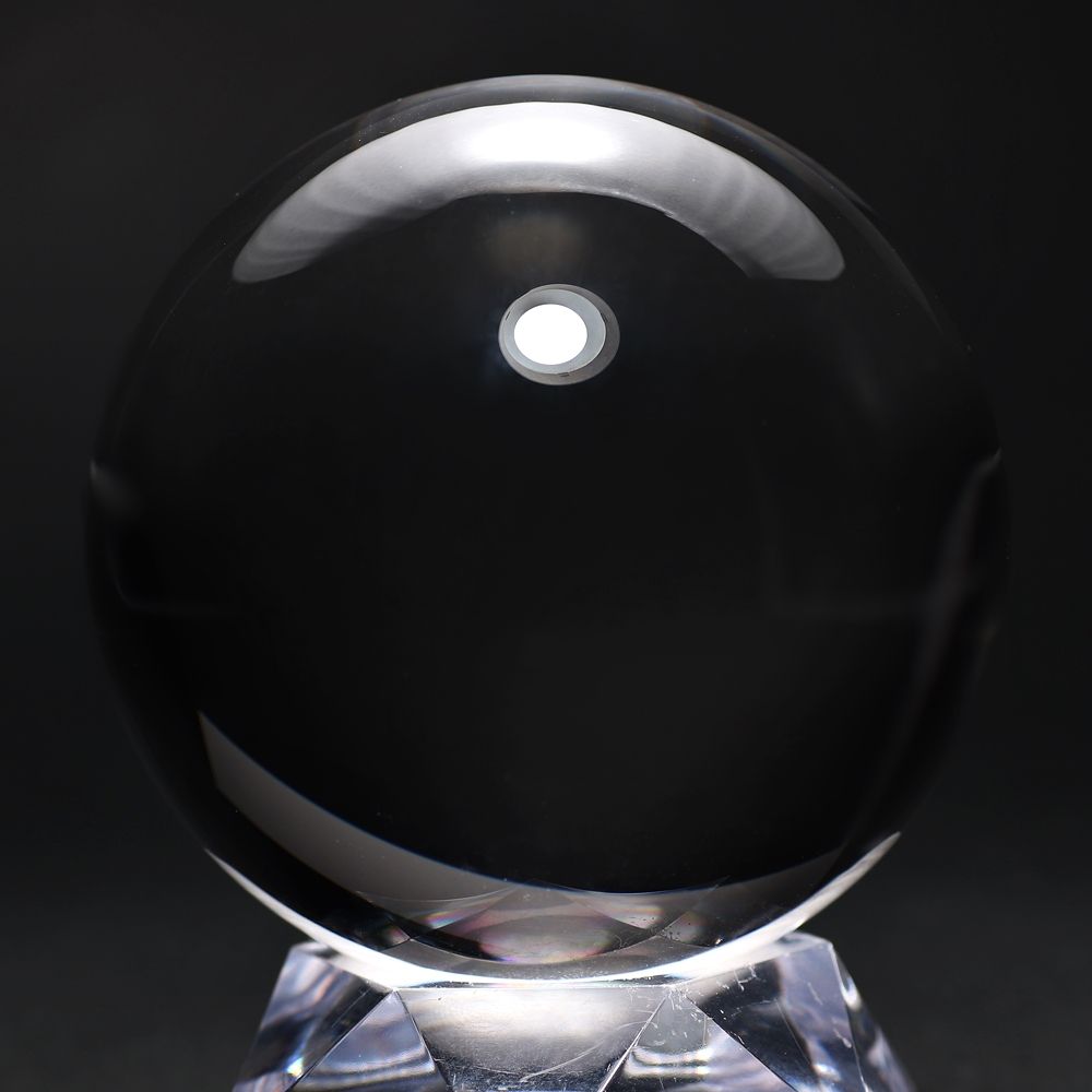 品質ランク]ブラジル産天然無垢本水晶玉/8cmUP丸玉/天然本物透明