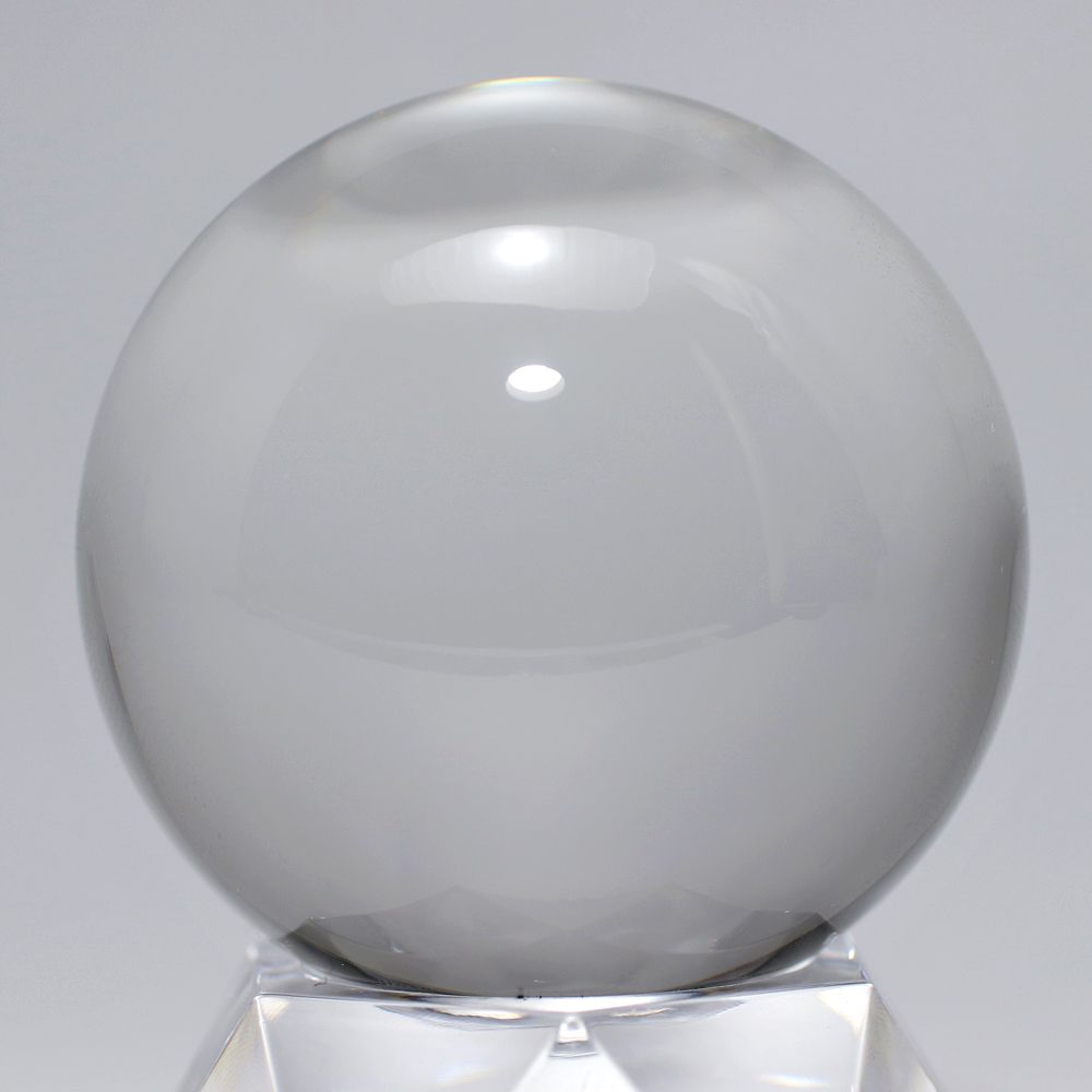 品質ランク]ブラジル産天然無垢本水晶玉/4cmUP丸玉/天然本物透明