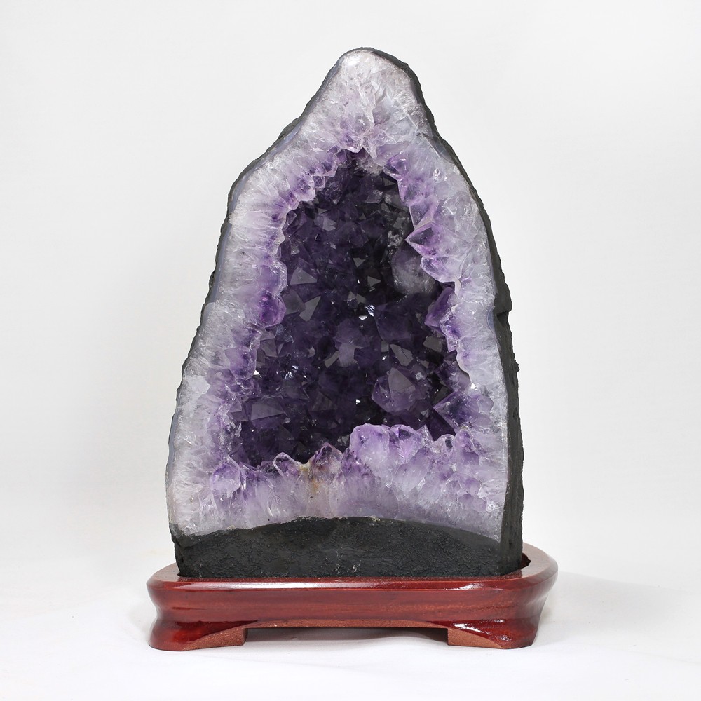 最高品質]ブラジル産アメジストドーム（専用台座付き） - 埼玉県吉川市
