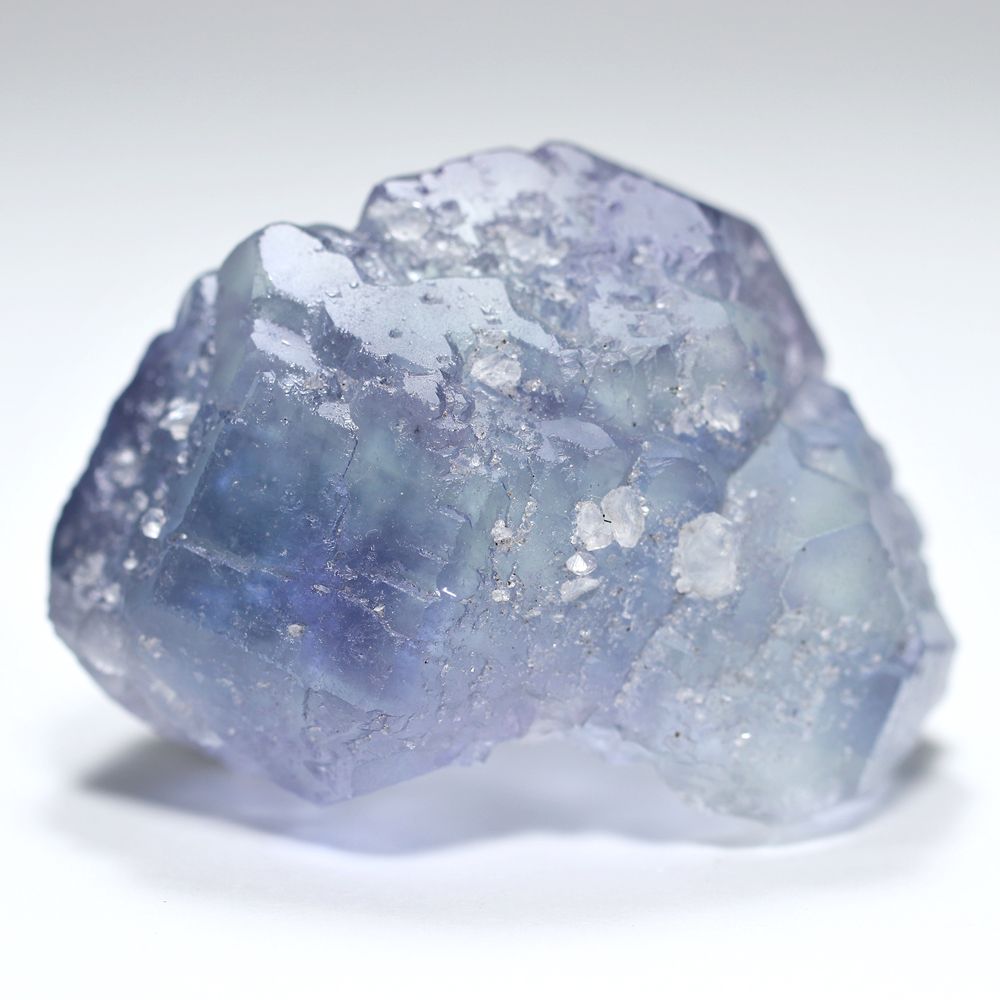 中国/福建省産ライトブルーフローライト結晶原石（天然蛍石/87.0g