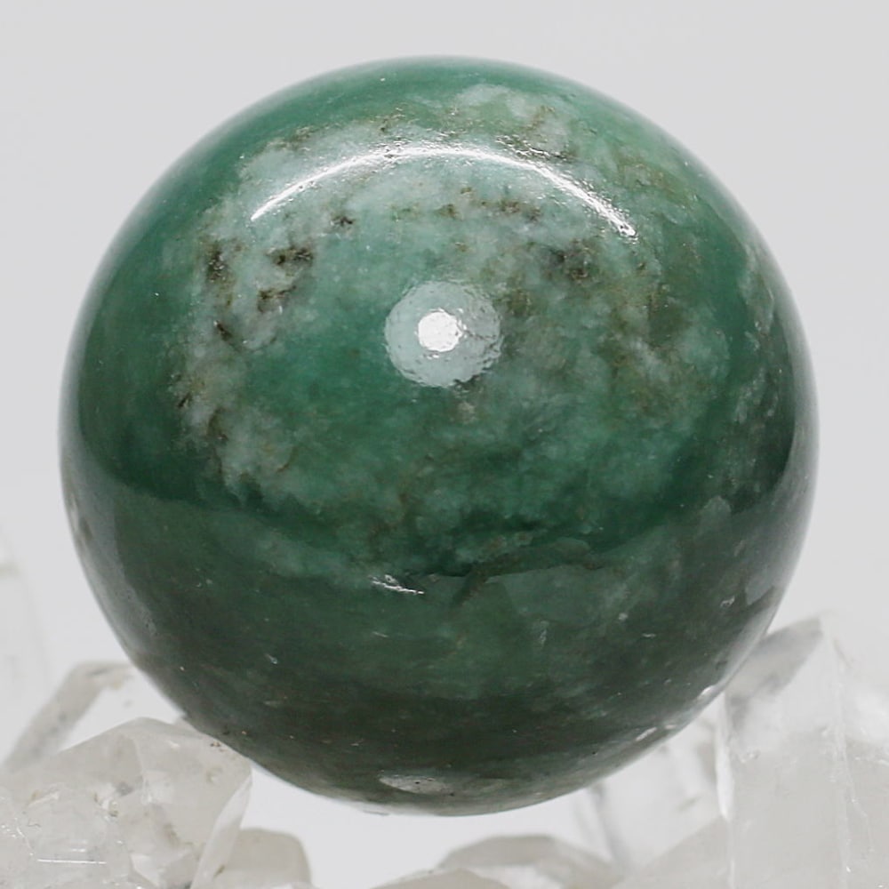 ロシア/シベリア産翡翠丸玉/ヒスイスフィア（球体直径36.7mm） - 埼玉