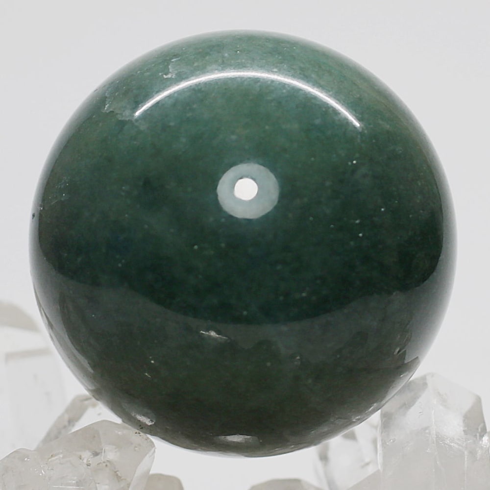 ロシア/シベリア産翡翠丸玉/ヒスイスフィア（球体直径43.5mm） - 埼玉